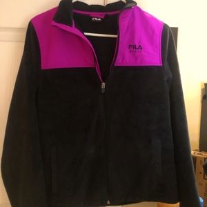 FILA long sleeve zip up fleece